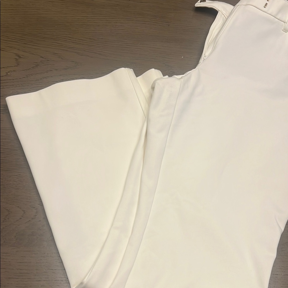 White House Black Market Cream Boot Cut Pants - Picture 4 of 6